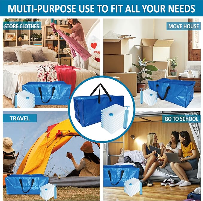 16 Pack Heavy Duty Extra Large Moving Bags - Image 7
