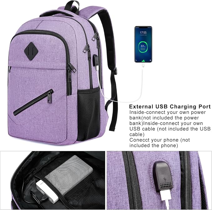BIKROD Backpack for Girls Women, School Backpack for Teen Boys, Lightweight - Image 4