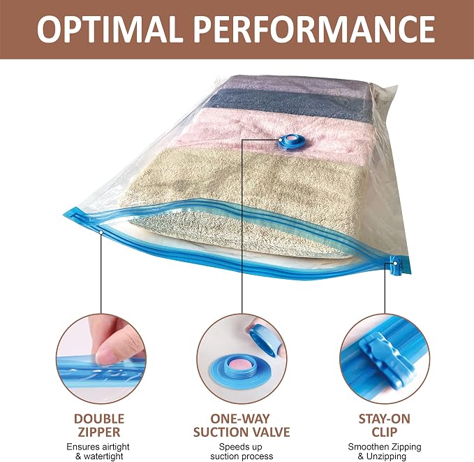 10 Small Vacuum Storage Bags - Image 5