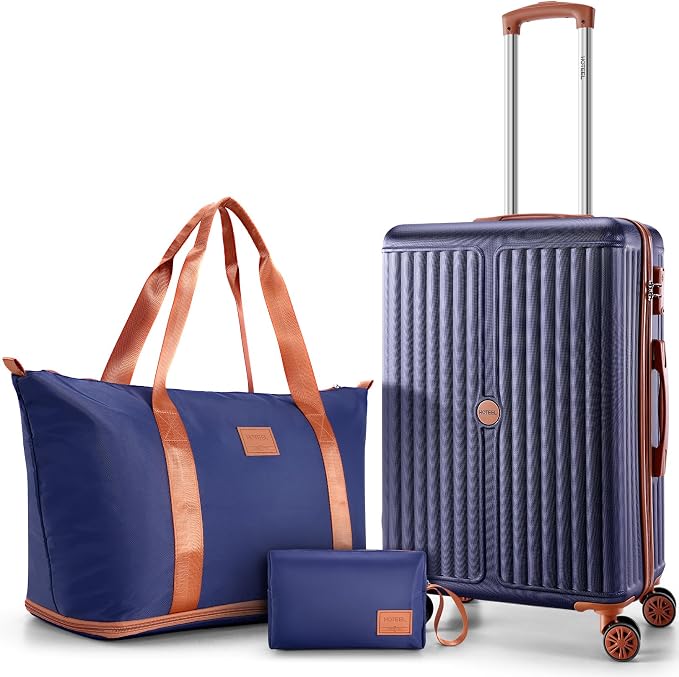 Hoteel 20Inch Luggage 3-piece Set, 360° Universal Suitcases by HOTEEL