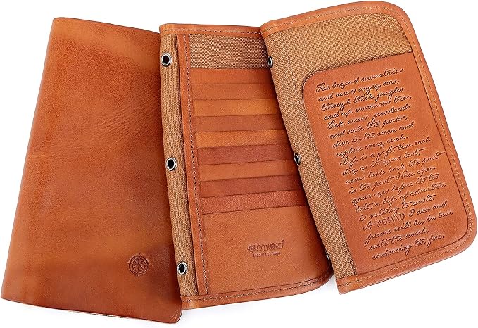 Genuine Leather Nomad Organizer Travel Wallet | Women's Wallet Clutch Passport - Image 7