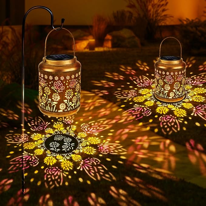 Brizled Butterfly Solar Lantern Lights by Brizled