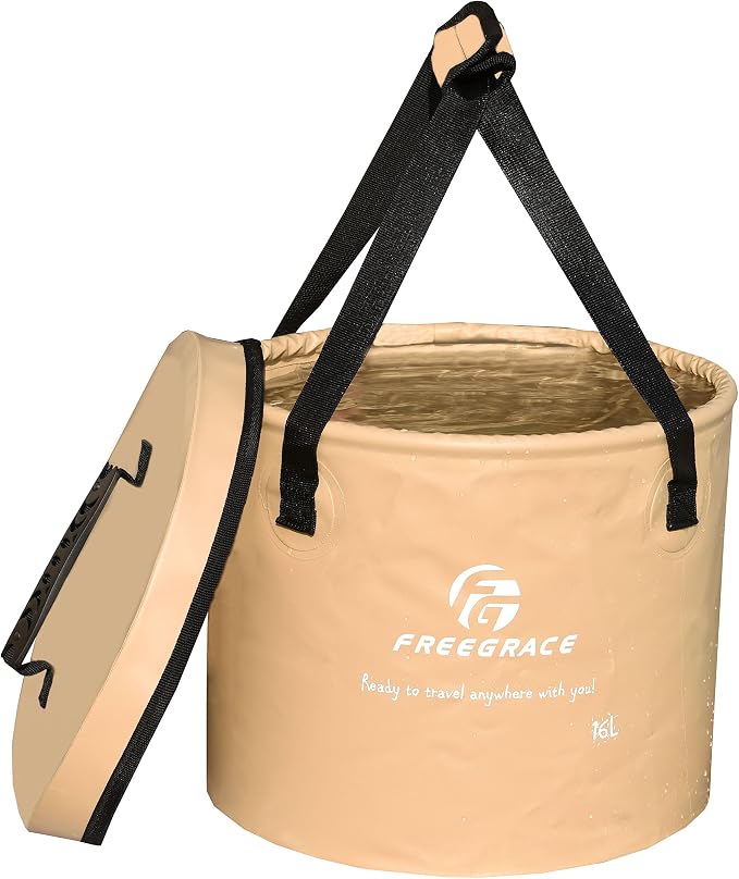 Premium Collapsible Bucket by Freegrace by Freegrace