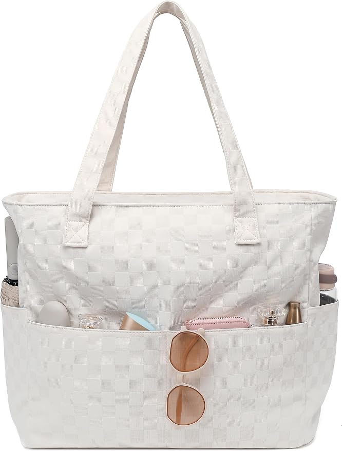 LEDAOU Beach Bag Waterproof Sandproof Women Tote Bag Pool Bag - Image 9