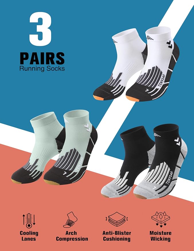 Compression Sport Running Socks: Athletic Socks - Image 4