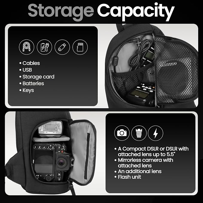 Tamrac Jazz 76 v2.0 Camera Sling Bag, Photography Backpack, Camera Case - Image 4