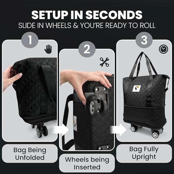ISOKE Foldable Travel Duffel Bag - Image 4