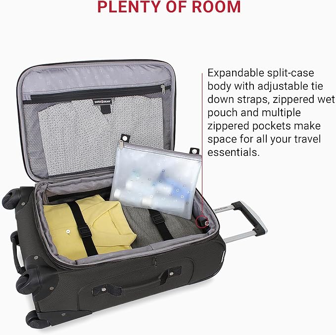SwissGear Sion Softside Expandable Luggage, 2-Piece Set - Image 7
