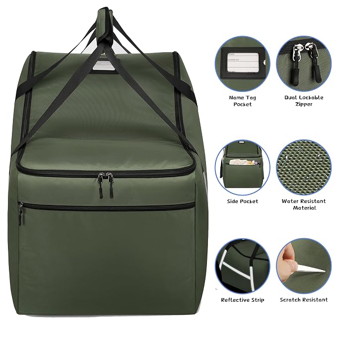 Infant Car Seat Travel Bag for Airplane Compatible - Image 3