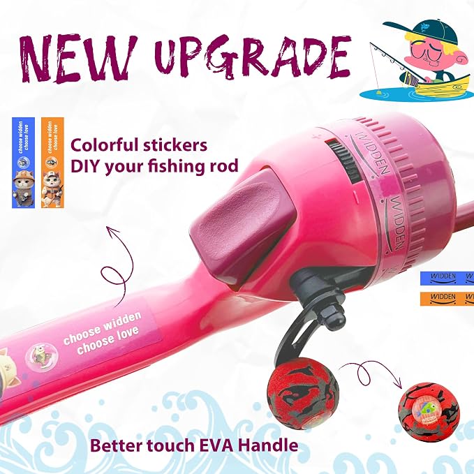 Kids Fishing Pole, Telescopic Fishing Rod, Toddler Collapsible Fishing Rod and - Image 7