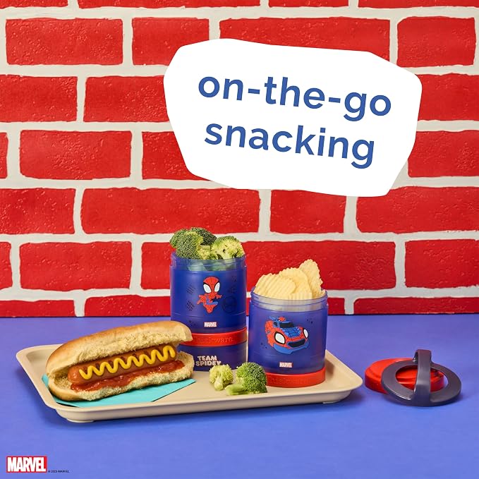 Whiskware Spider-Man Team Spidey Stackable Snack Containers - Image 5