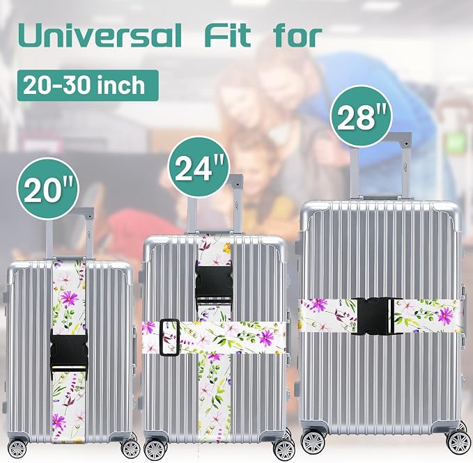 Slohif Luggage Straps for Suitcases Travel Belt Accessories Luggage Connector - Image 3