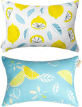 Outdoor Patio Chaise Lounge Small Headrest Waterproof Pillows by vmgreen