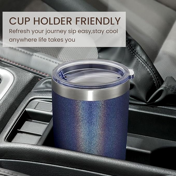 MEWAY 20oz Tumbler 12 Pack Double Wall Vacuum Insulated Travel Glitter Mug Bulk - Image 7