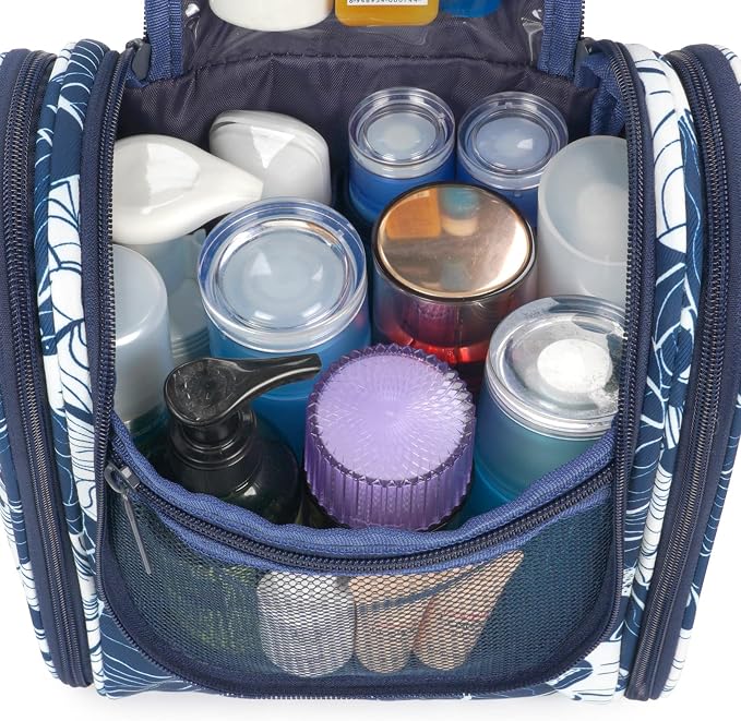 Narwey Small Hanging Travel Toiletry Bag Cosmetic Make up Organizer - Image 3