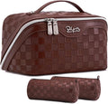 Travel Makeup Bag Organizer Cosmetic Bag: 3 Pcs Set Make up Bags by BOYATU