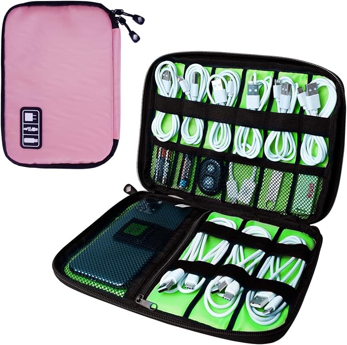 Electronics Travel Organizer, Portable Waterproof Electronic Travel Storage Bag - Image 2