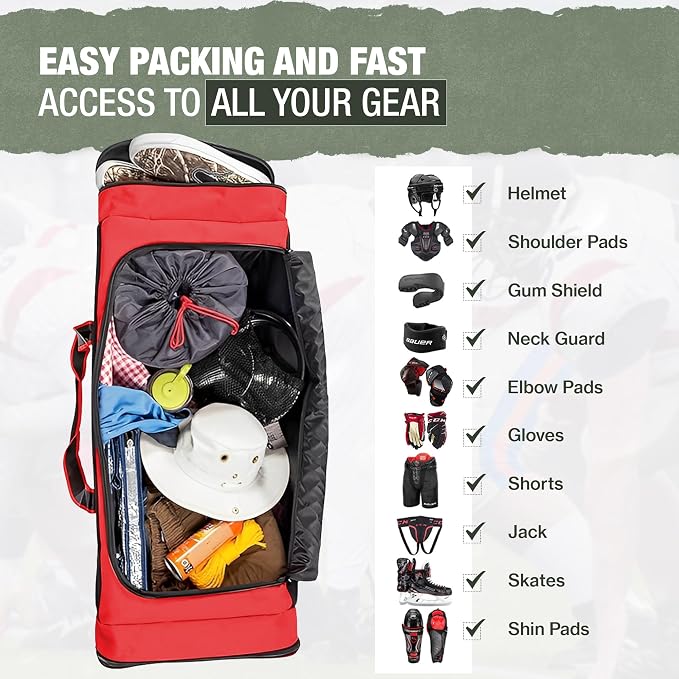 Jetstream Heavy Duty Multi Pocket Durable Sports Gym Equipment Travel Duffel Bag - Image 6