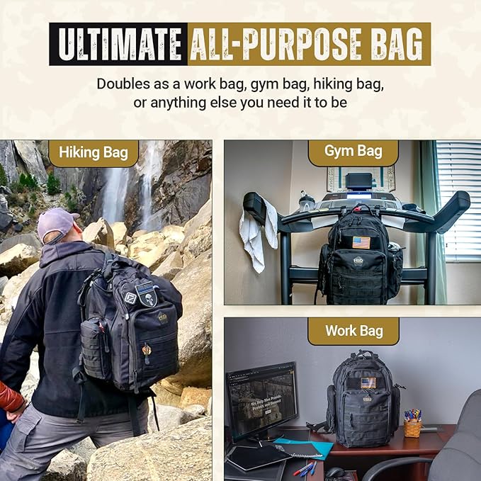 HighSpeedDaddy - Baby Diaper Backpack, Military-Grade, Waterproof, Compact Baby - Image 5