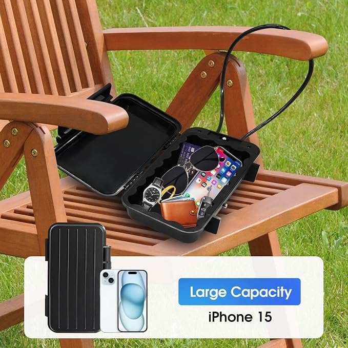 Beach Lock Box, Travel Safe Lock Box - Image 8