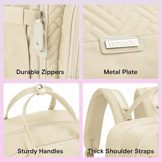 iniuniu Diaper Bag Backpack, 4 in 1 kit Large Unisex Baby Bags - Image 5