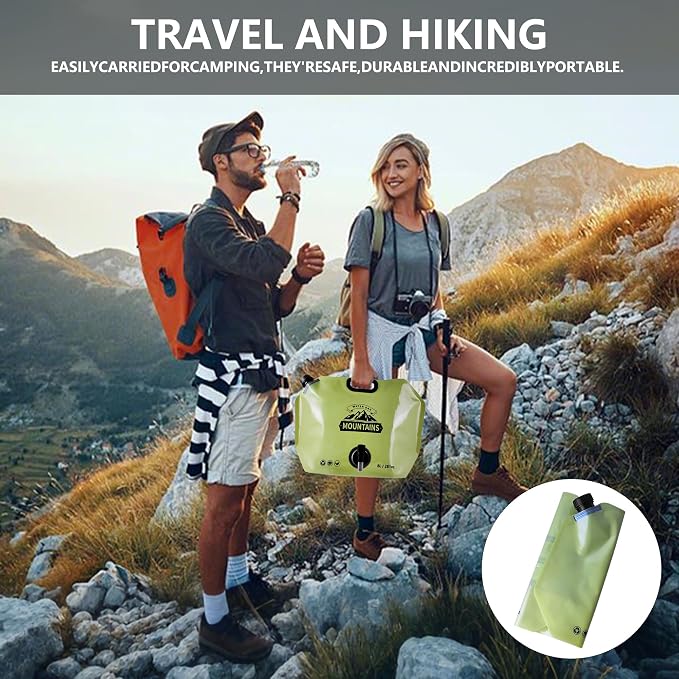 Collapsible 8L Water Storage Bag, BPA-Free Portable Folding Water Jug - Image 6