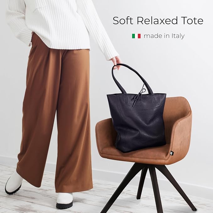 Italian Calf Leather Tote for Women - Image 4