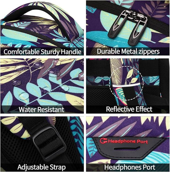 Laptop Backpack, Business Travel Anti Theft Slim Durable Laptops Backpack - Image 5