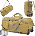 KSIBNW Rolling Duffel Bag with Wheels and Handle, 4 In 1 Tactical 86L Military by KSIBNW