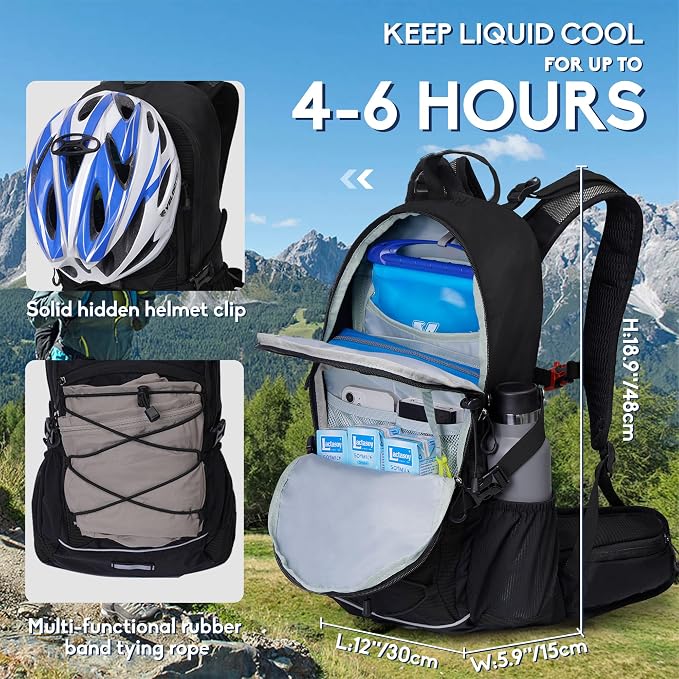 Hydration Backpack 3L Water Bladder, Hiking Water Backpack - Image 3