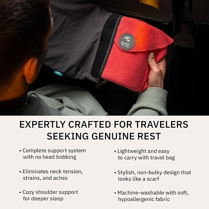 trtl Pillow - Scientifically Proven Super Soft Neck Support Travel Pillow - - Image 4