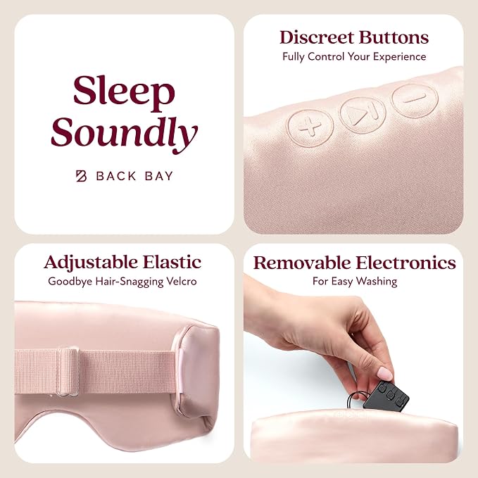 SilkSound 100% Mulberry Silk Bluetooth Sleep Mask, Skin-Friendly Sleeping - Image 6