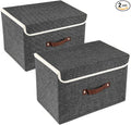 TYEERS Collapsible Storage Boxes, Washable Fabric Storage Bins by StorageOrganization