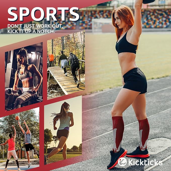 Kickticks 4 Pairs Compression Socks - Image 7