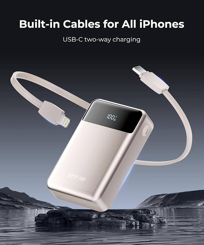 Portable-Charger-Power-Bank Travel Essentials Battery Pack USB C 30000mAh Built - Image 5