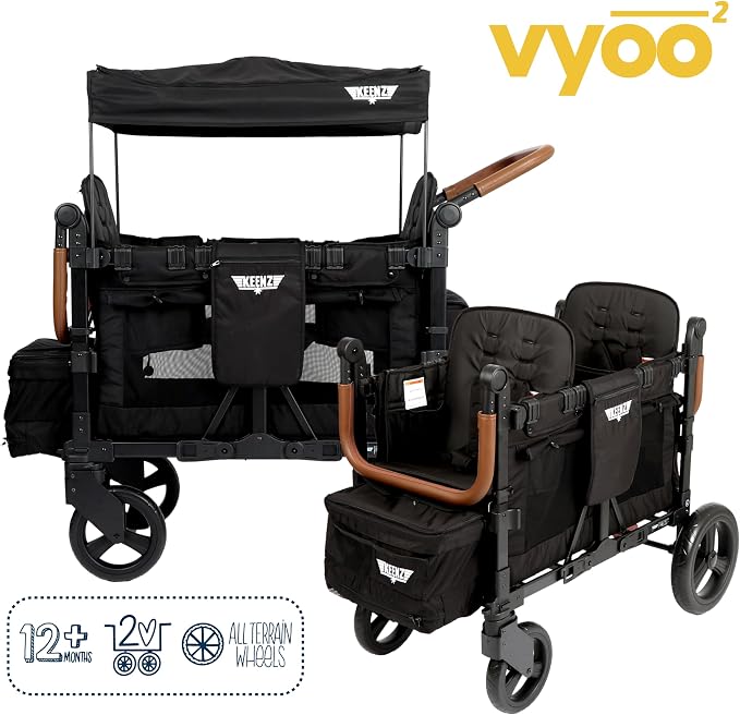 Keenz VYOO Stroller Wagon with Canopy - Image 2
