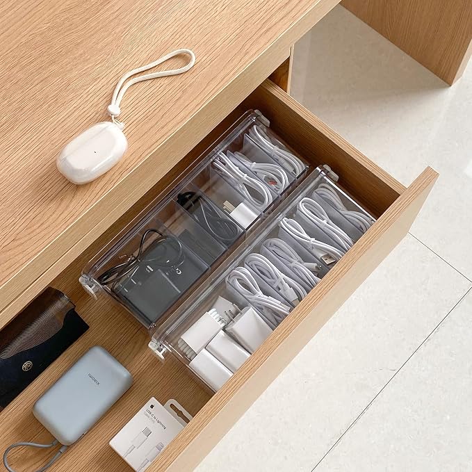 Yesesion 2 Pack Cord Organizer Box - Image 7
