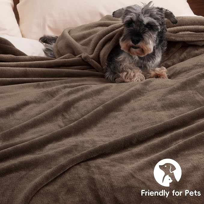 PHF Ultra Soft Fleece Blanket Twin Size, No Shed No Pilling Luxury Plush Cozy - Image 5