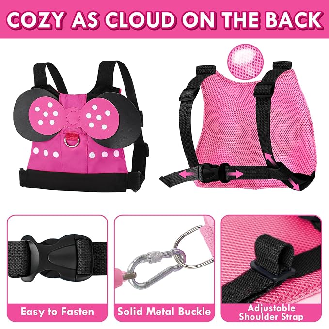 Lehoo Castle Toddler Leash for 1-5 Years, Baby Safety Harness for Girls - Image 4