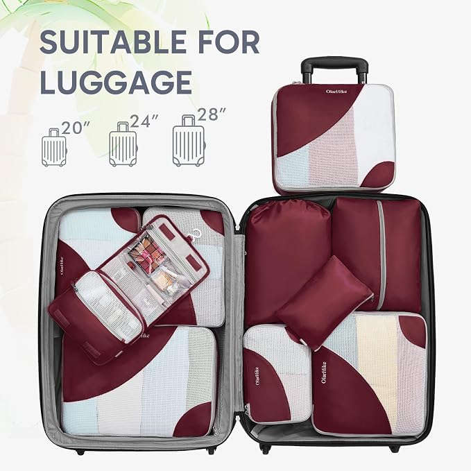 ALL INCLUDED 10 Set Sturdy Packing Cubes - Image 7