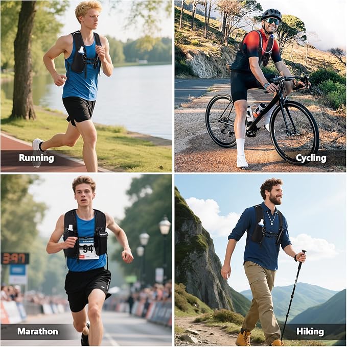 Running Hydration Vest for Women Men, Lightweight Breathable Hydration Pack - Image 8