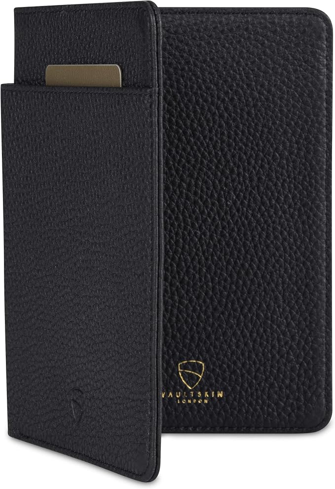 Vaultskin Leather Passport Holder, Slim RFID Blocking Travel Wallet by VAULTSKIN-MinimalistWalletsiPhoneCases