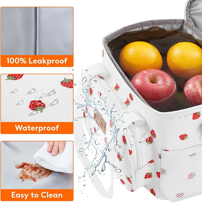 Lifewit Medium Lunch Bag Insulated Lunch Box Soft Cooler Cooling Tote - Image 5