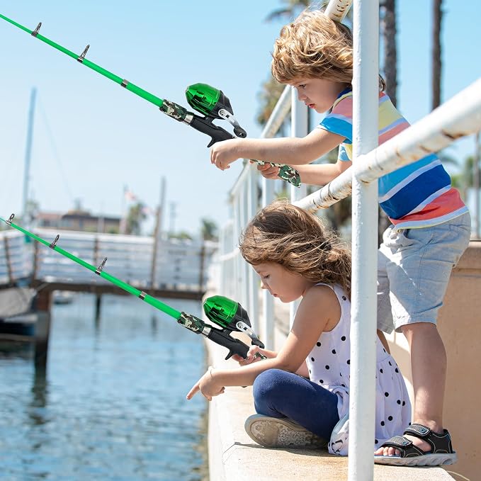 Kids Fishing Pole, Portable Telescopic Kids Fishing Poles - Image 8