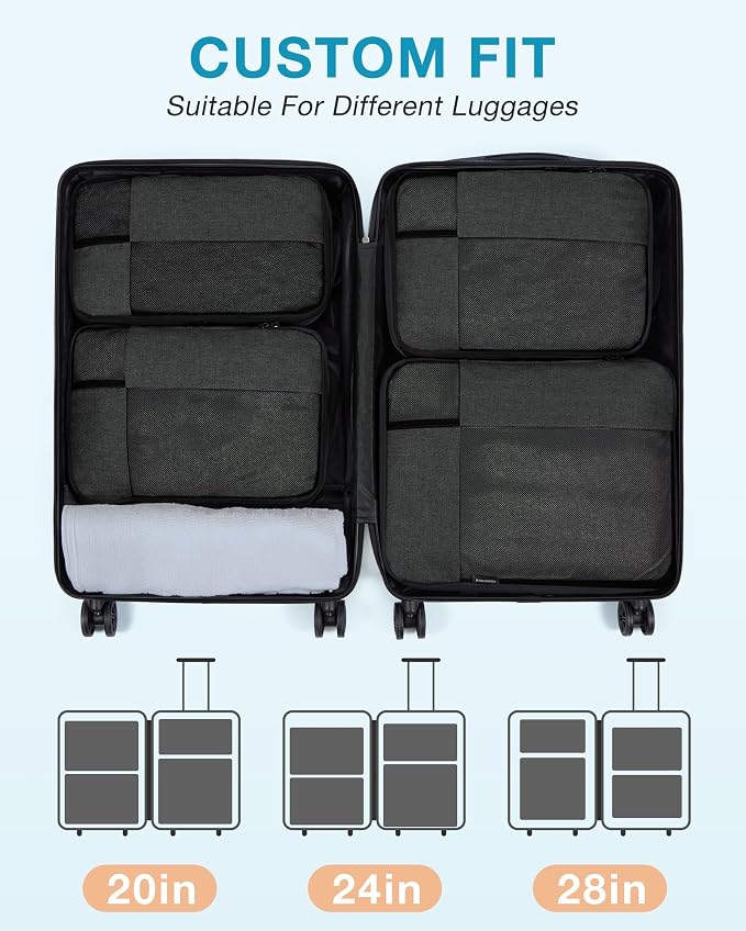 BAGSMART Compression Packing Cubes - Image 3