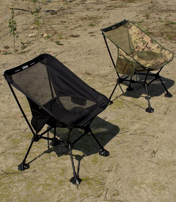 iClimb Ultralight Compact Camping Folding Beach Chair - Image 8