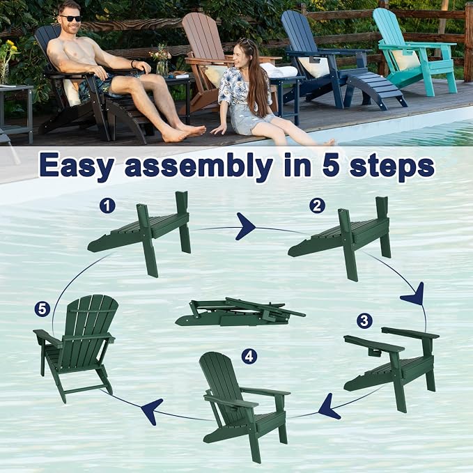 Folding Adirondack Chair - Image 5