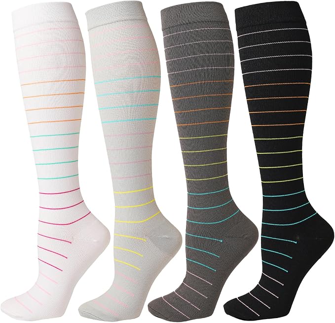 Kickticks 4 Pairs Compression Socks by Kickticks