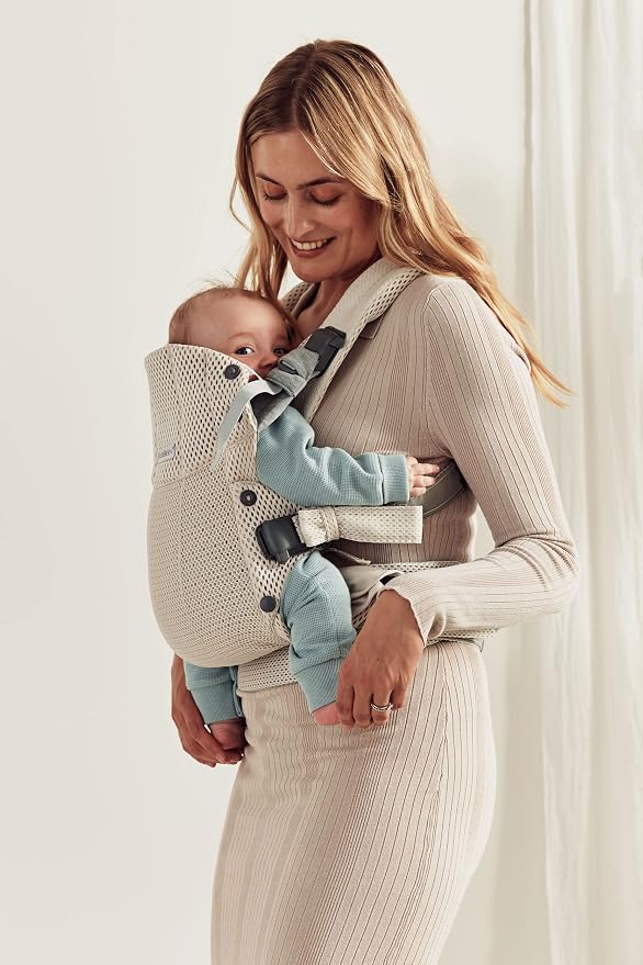 BabyBjörn Baby Carrier Harmony, 3D Mesh, 3-in-1 Ergonomic Baby Carrier; Newborn - Image 4
