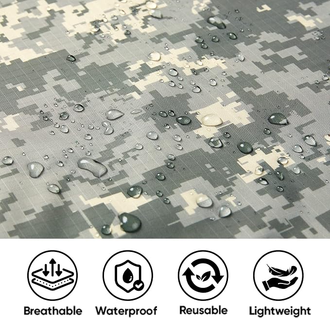 PTEROMY Hooded Rain Poncho for Adult - Image 5